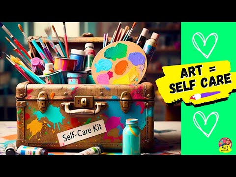 HOW to Use ART as Self Care! 🎨 (STOP Overthinking It!) ☺️