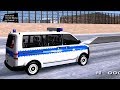 Volkswagen T5 German Police para GTA San Andreas vídeo 1