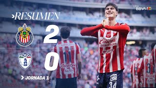 CHIVAS 2-0 PACHUCA J1 | ¡El Rebaño arranca con triunfo en casa! | Con México C26