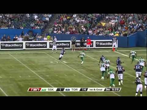 CFL Recap: Saskatchewan 18, Toronto 24 - August 18, 2011