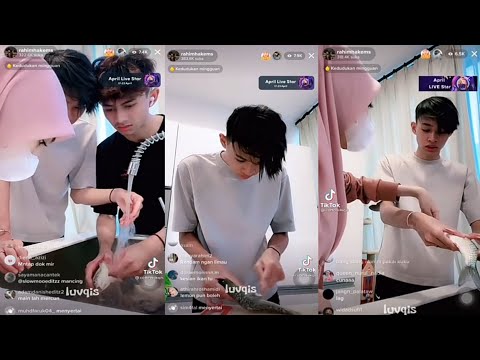 CUNA AJAR AMIR DAN RAHIM CARA SIANG IKAN 😂 RAHIM GELI DARAH IKAN 😂😂