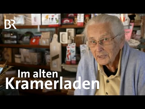 Allerlei Feinerlei: 85-jährige Verkäuferin im Kramerladen in Bad Hindelang | Wir in Bayern | BR