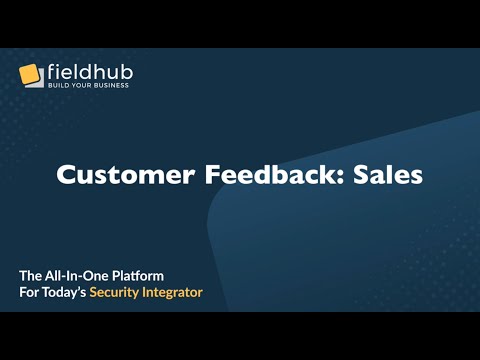 FieldHub Customer Feedback: Sales (ArcEye Property Defense)