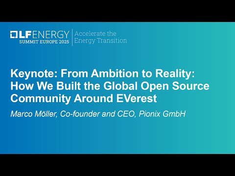 Keynote: From Ambition to Reality: How We Built the Global Open Source Community Aro... Marco Möller