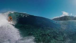 Michel Bourez 360 VR Surfing Video at Teahupoo Tahiti