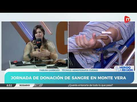 30 de julio: Jornada de donación de sangre en Monte Vera | Fabián Garbozo - CUDAIO