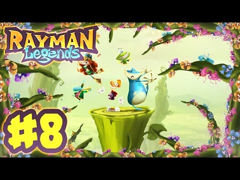 Rayman Legends - 100% Gameplay Walkthrough | Part 8