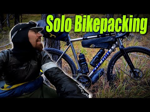 Solo Bikepacking Mitte Oktober - Regen, Kälte - ohne Resuply - Overnighter