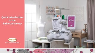 Baby Lock Array 6 Multi Needle Commercial Embroidery Machine with $1,199.90  Free Bonus Kit