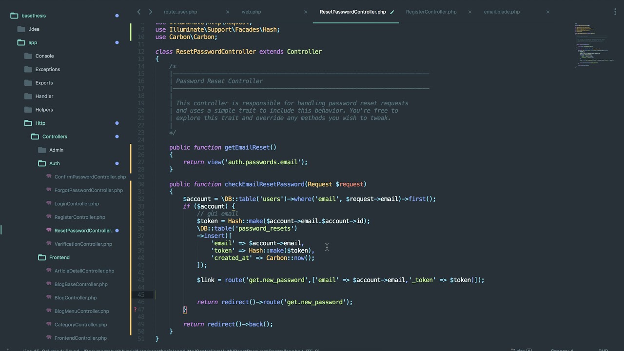 [Seri] - Website đồng hồ - Reset pasword - Tạo link gủi email thay đổi mật khẩu