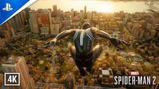SpiderMan 2 PS5 Traversal Theme and Symbiote Suit COMBAT