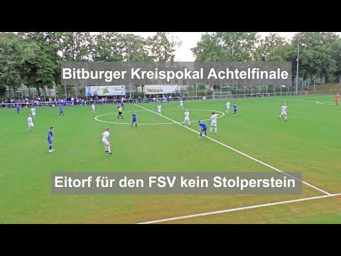 Fussball Bitburger Kreispokal SV 09 Eitorf vs. FSV Neunkirchen Seelscheid