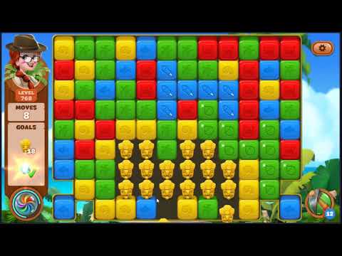 Lost Island Blast Adventure Level 768 - NO BOOSTERS 🏝️ | SKILLGAMING ✔️