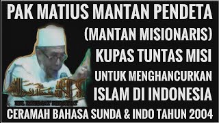 Download lagu Mantan misionaris bongkar misi menghancurkan islam full mp3