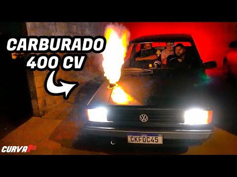 Role de Voyage cuspidor de fogo! Apzão carburado com 3kg de pressão!