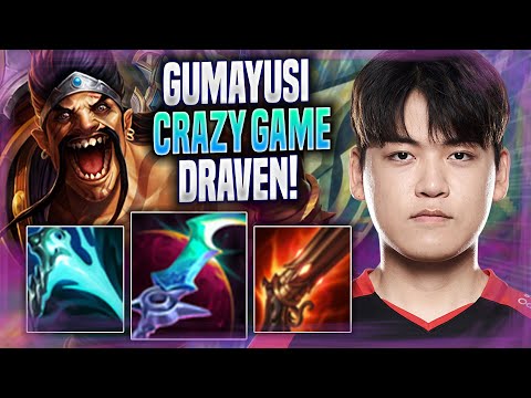 GUMAYUSI CRAZY GAME WITH DRAVEN! - T1 Gumayusi Plays Draven ADC vs Senna! | Season 2022
