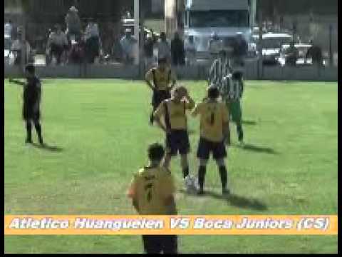 Atlético Huanguelén 4 Boca Juniors 0   primer tiempo   2° fecha