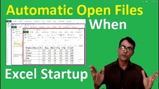 Automatic open your file when excel start in hindi || A hidden option in ms excel