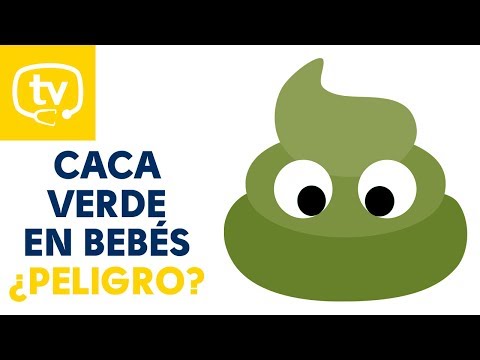 La caca verde en bebés y niños