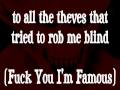 Dr. Anarky Presents "Fuck You, I'm Famous ...