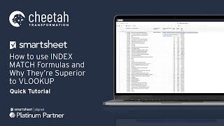 How to use INDEX MATCH Formulas (And Why They’re Superior to VLOOKUP) – Smartsheet