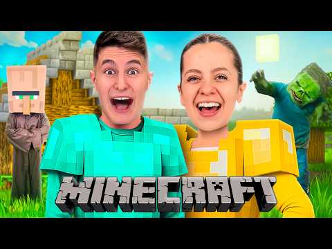 LET'S PLAY MINECRAFT IN REAL LIFE WITH OUR CHALLENGE FRIENDS!⛏️