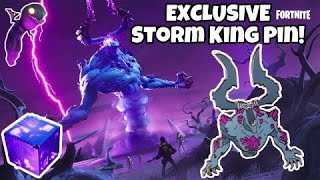 Fortnite EXCLUSIVE Storm King Pin Unboxing! (E.U) FN STW