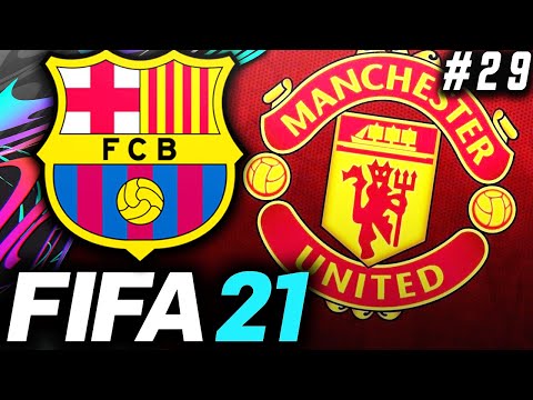 MAN UNITED IN THE CHAMPIONS LEAGUE!!! - FIFA 21 Barcelona Career Mode EP29