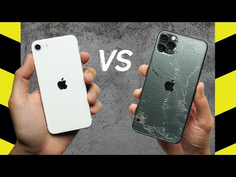 iPhone SE (2020) vs. iPhone 11 Pro Max Drop Test!