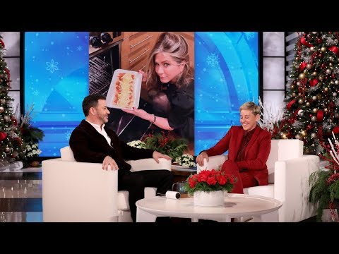 ジミー・キンメルがジェニファー・アニストンのフレンズギビングに影響を与えた (Jimmy Kimmel Influenced Jennifer Aniston's Friendsgiving)