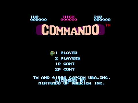 The Best of Retro VGM #1668 - Commando (NES/Famicom) - Title Screen ~ Mission Clear