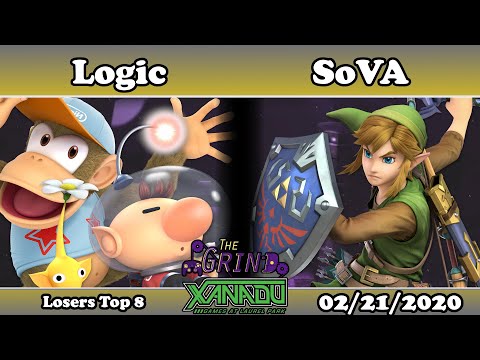 The Grind 115 Logic (Olimar, Diddy Kong) vs Sova Unknown (Link) Losers Top 8