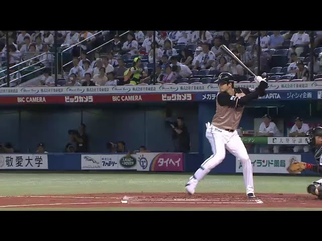 【1回表】打撃好調!! ファイターズ・大谷 右手一本で先制打!! 2016/8/23 M-F