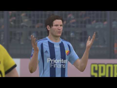 IF Elfsborg vs Djurgårdens IF - 1-2 - Allsvenskan (Fifa 17, Career Mode)