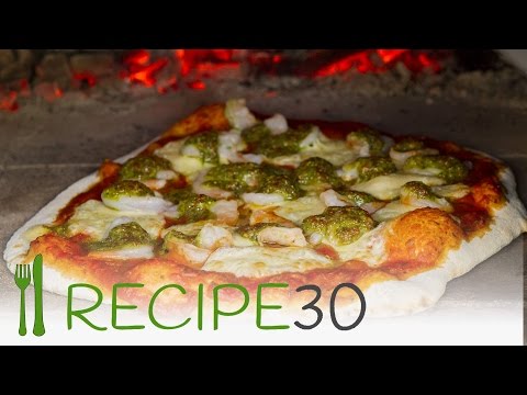 Fried pizza made from scratch with cheese garlic and rosemary By RECIPE30 com