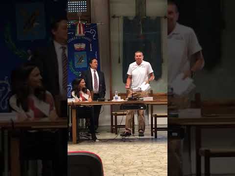 ATOMICA TRIATHLON PREMIAZIONE IN CONSIGLIO COMUNALE A VAIANO 25.06.2018
