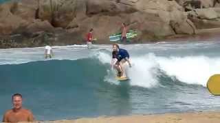 preview picture of video 'SRI LANKA #8.6: Surfing 'Whiskye Point' (Surf spot Arugam Bay, East Coast)'