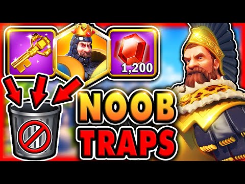 What Are "Noob Traps" in Rise of Kingdoms? AVOID MISTAKES!
