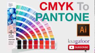 Convert CMYK Color to Pantone Color | Pre Press | Graphic Design | Adobe Illustrator