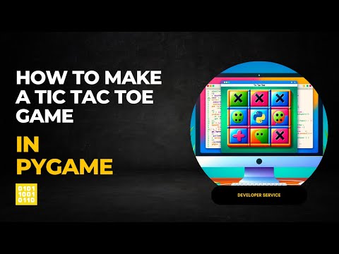 How to Make a Tic Tac Toe Game in Pygame (Video #010)