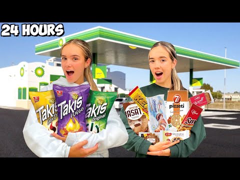 ONLY EATING GAS STATION FOOD FOR 24 HOURS *IN SPAIN*