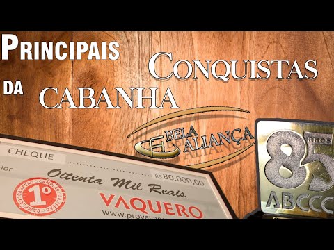 PRINCIPAIS CONQUISTAS DA CABANHA BELA ALIANÇA - Doma de Bocal
