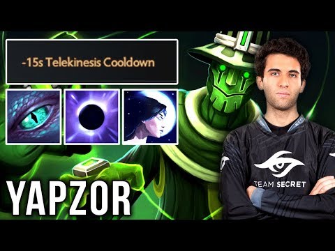 YapzOr Insane Rubick Plays LVL 25 Talent -15s Telekinesis CD - Dota 2
