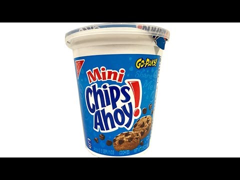 MINI Cookie Cups Unwrapping Mini Chips Ahoy