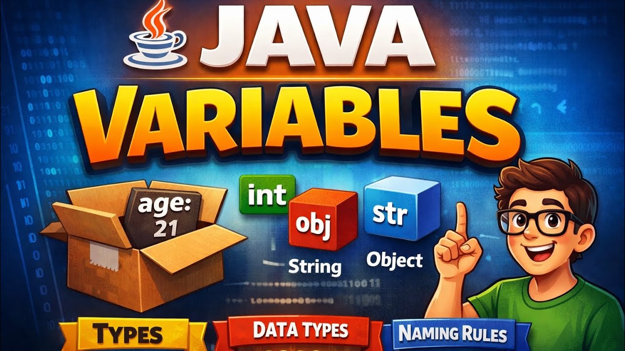 Java Variables Explained in 10 Minutes 🔥 | Types, Data Types (Beginner Friendly)#java #developer 