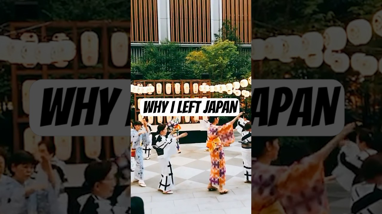 Why I left Japan #japaneseculture