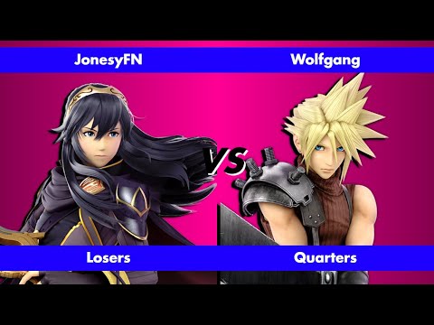[C] JonesyFN (Lucina) VS. Wolfgang (Cloud) - Loser Quarter Finals - The Blast Zone 23