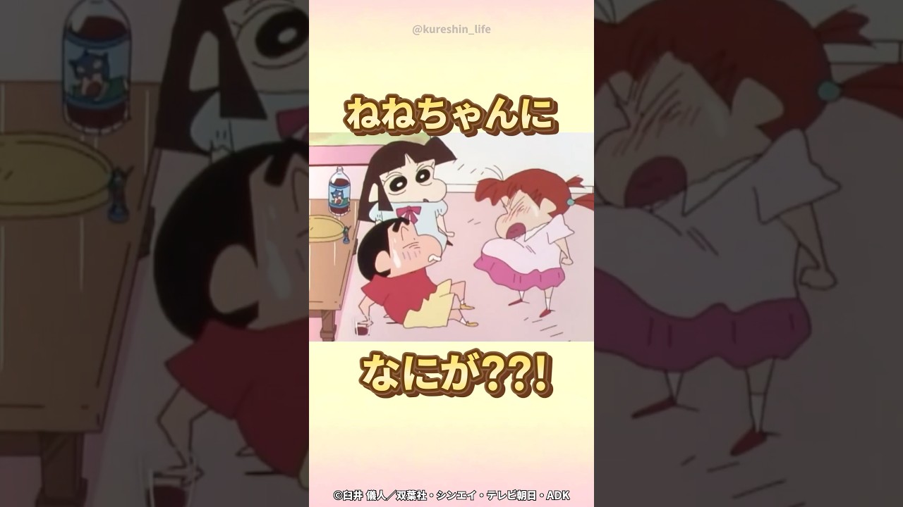【衝撃】ねねちゃんになにが？？！『ママゴトはトラブルのモトだゾ』　#クレヨンしんちゃん #野原しんのすけ