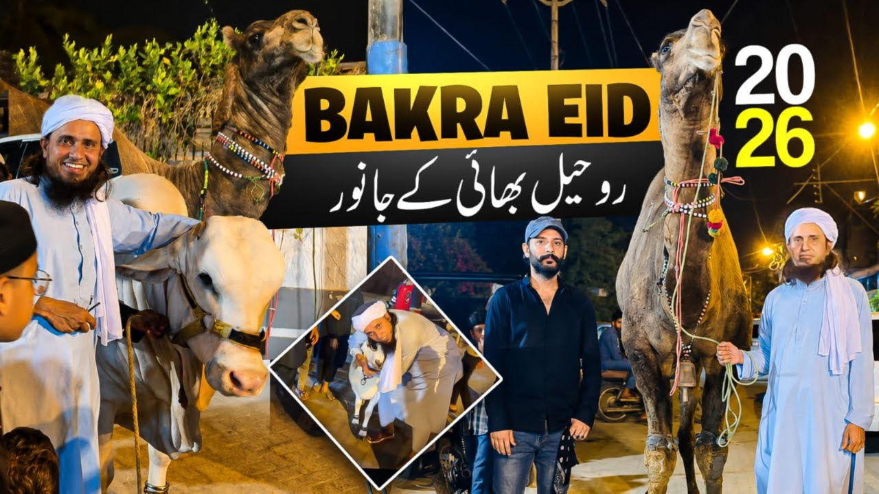 Bakra Eid Special Vlog 2026 | Mufti Tariq Masood Speeches 🕋