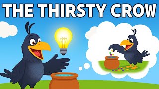 The Thirsty Crow | Moral Story in English for Kids | Short Moral Story for Kids in English #khaniya